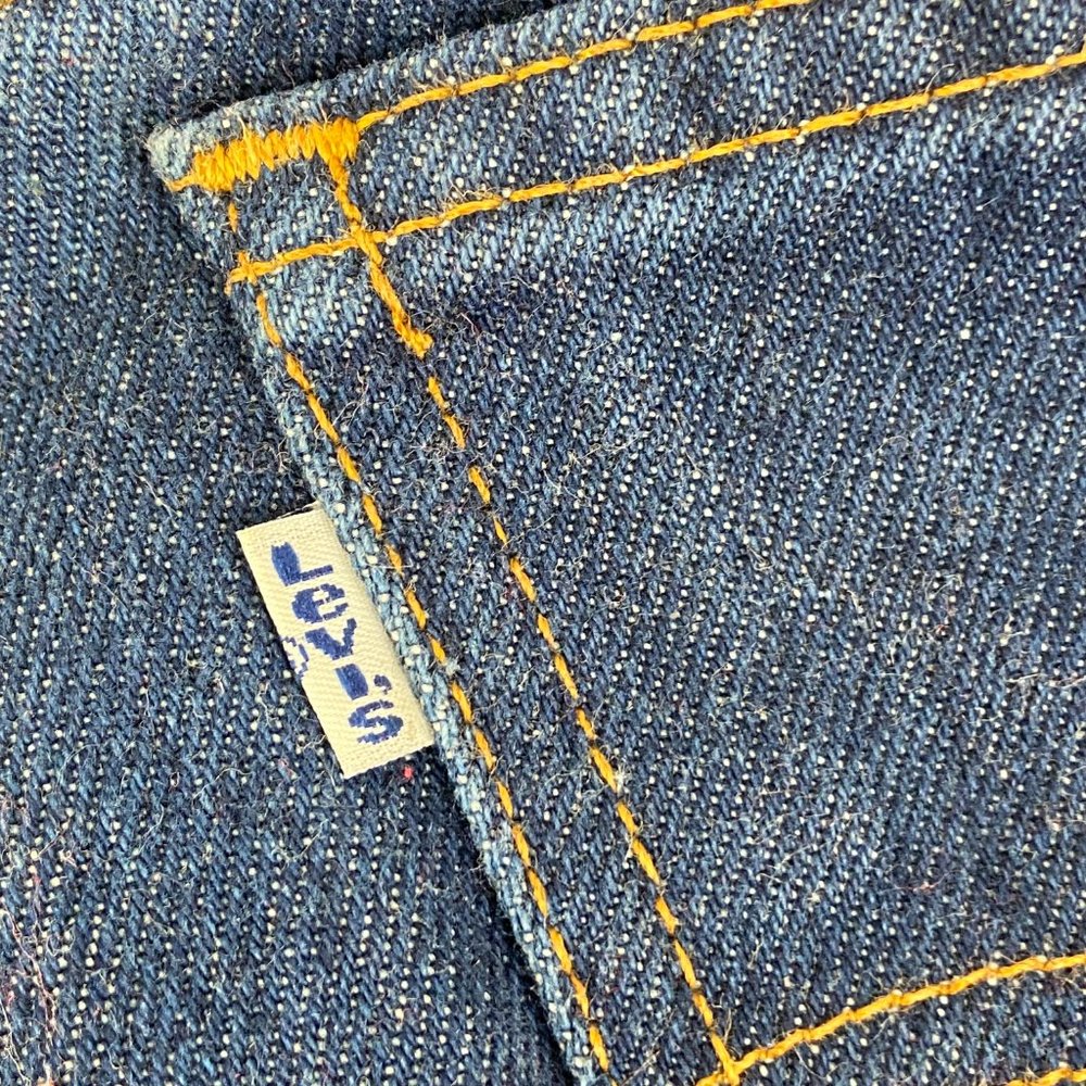 Vintage Levis 517 Jeans 31 x 34 Blue Denim White Tab Made in the USA - Picture 6 of 14